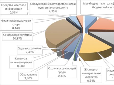 Анализ доходов и расходов бюджета российской федерации Распределение бюджета рф на год