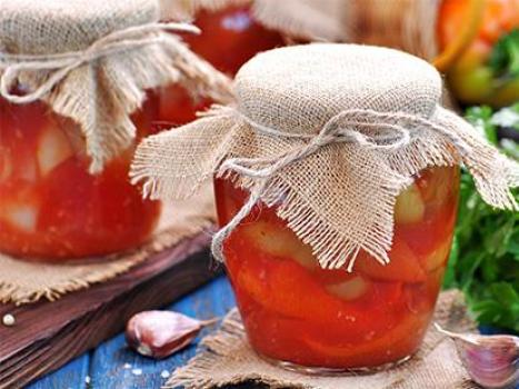 Пошаговые рецепты приготовления перца в томатном соусе на зиму Салат перец в томатном соусе